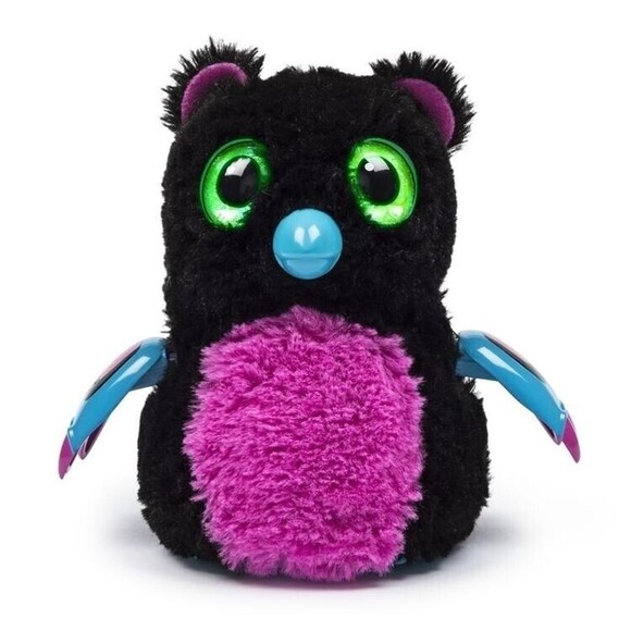 Hatchimals BEARAKEET Black Pink Teal Interactive Spin Master Works Video NO EGG - Picture 1 of 6